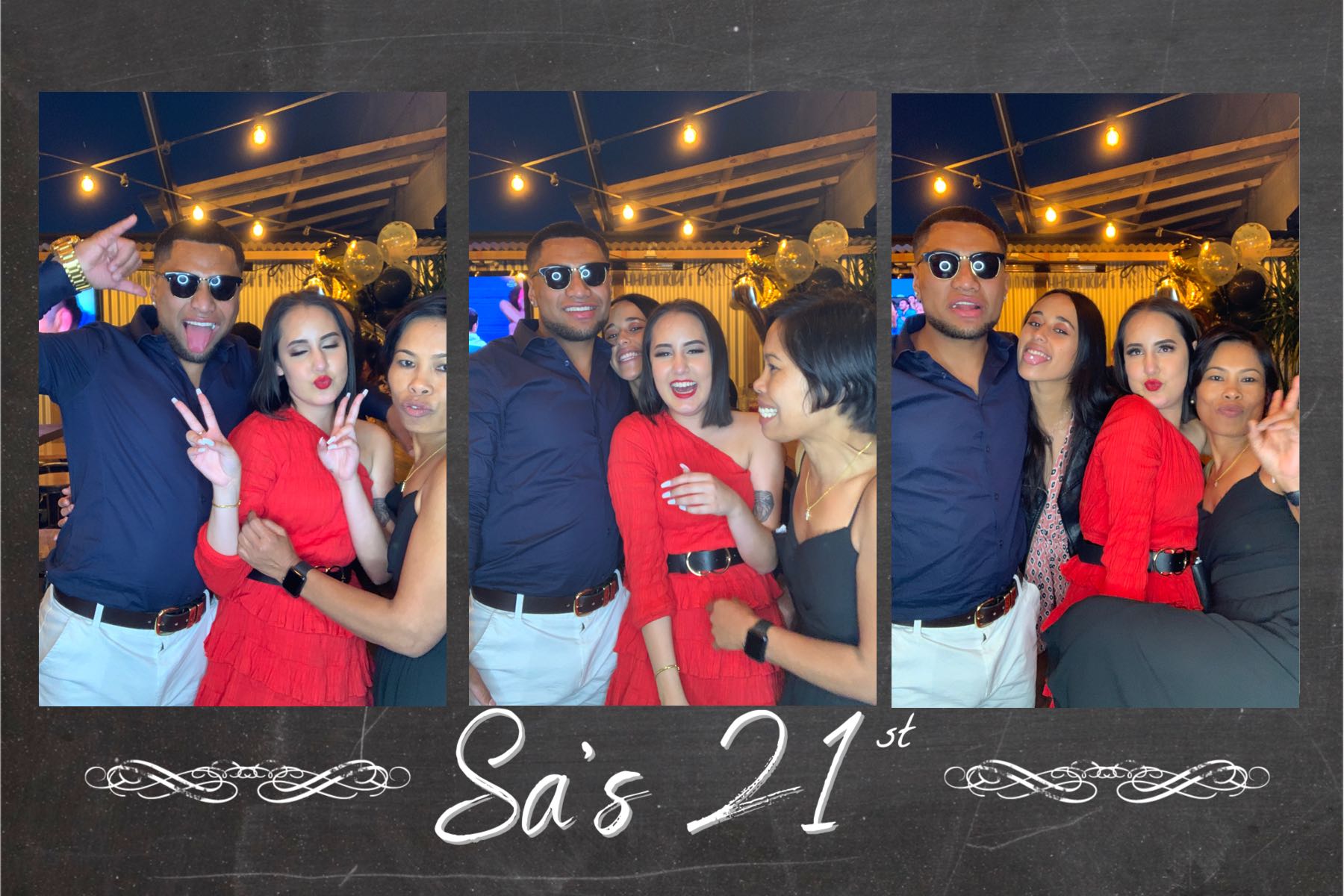 Sa's 21st | View more photos from the event at gallery.photobooth.co.nz/u/SelfieCentral/Sas-21st